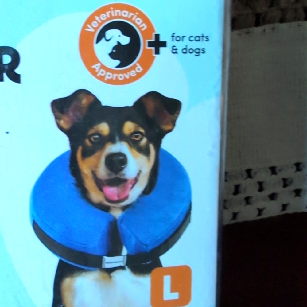 Bencmate Inflatable Pet Collar Cats/Dogs Size Large